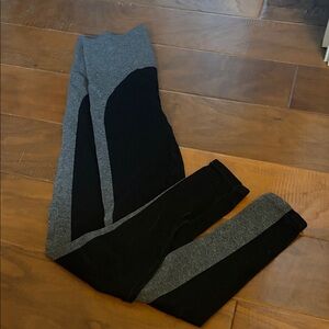 Spanx Gray and Black Leggings. No rips, tears or stains. Size M